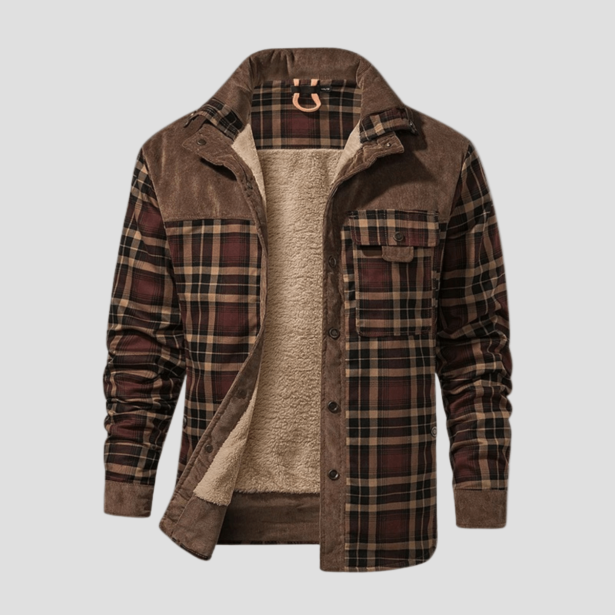Verban | Check Plaid Fleece Lined Flannel Jacket - Rob Stevenson