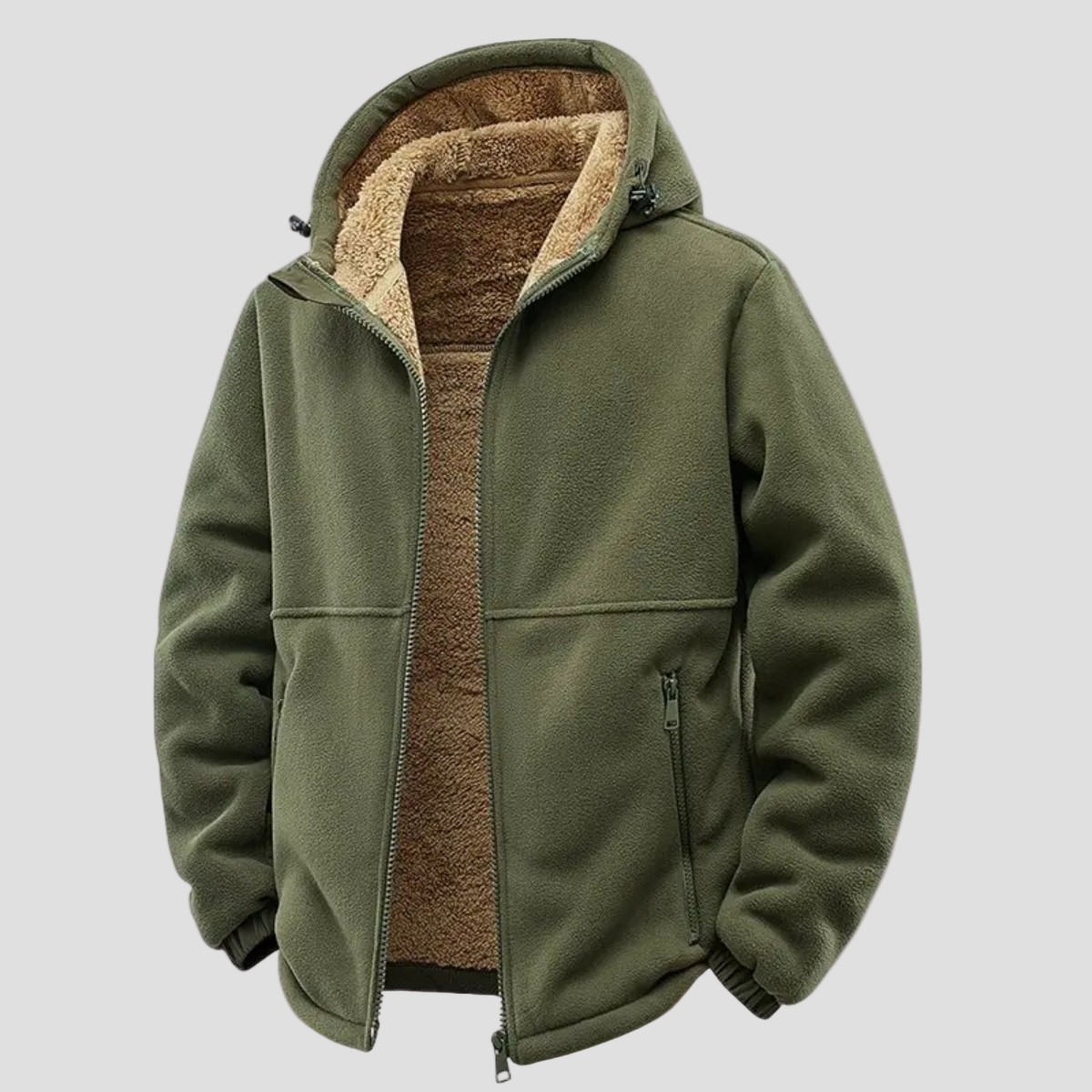 Ryan | Fleece Hooded Jacket
