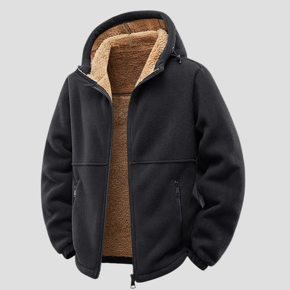 Ryan | Fleece Hooded Jacket