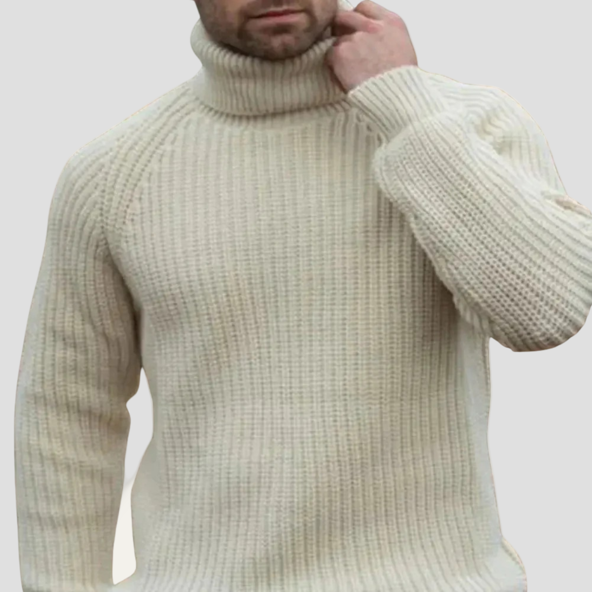 Ethan | Chunky Wool Turtleneck Sweater