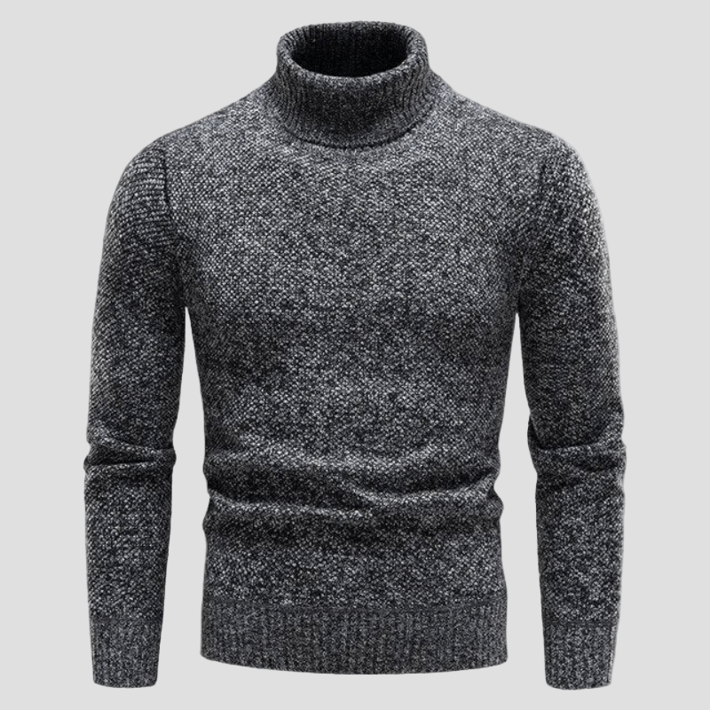 Lucas | Classic Knitted Turtleneck Sweater - Rob Stevenson