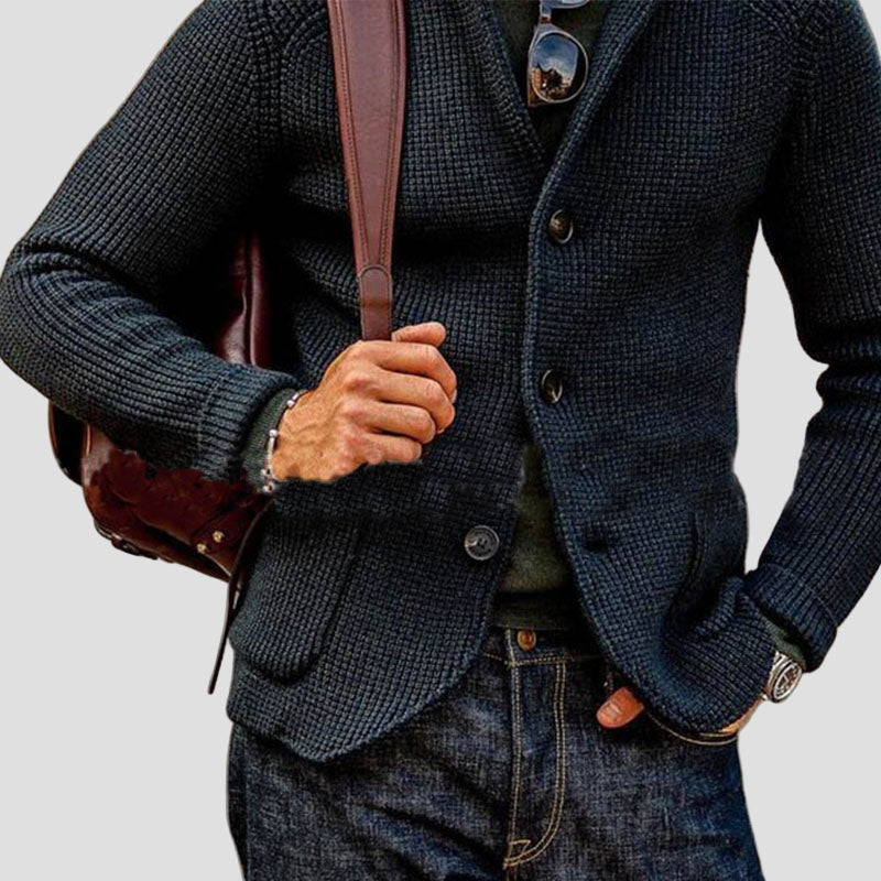 Austin | Patch Pocket Knit Blazer Cardigan