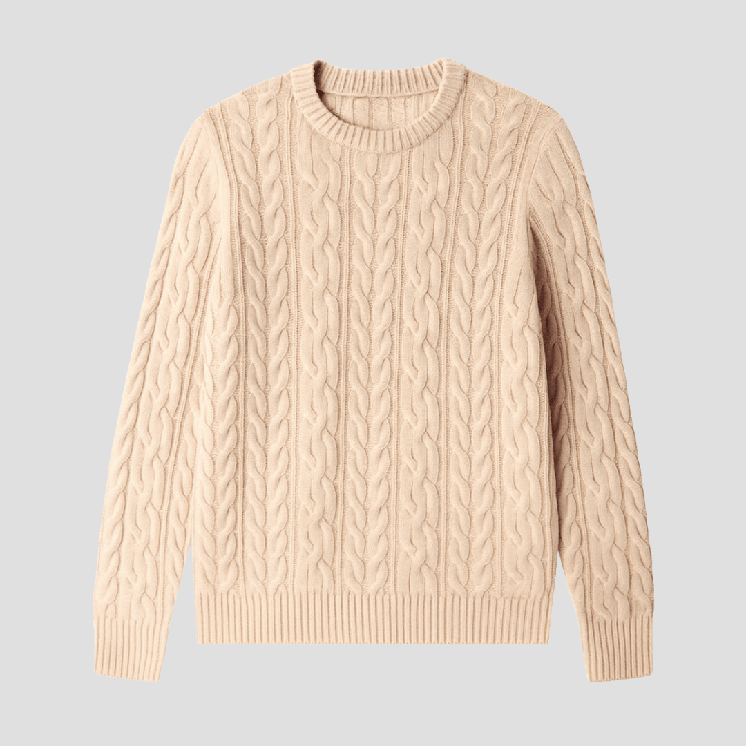 Julian | Wool Cable Knit Jumper - Rob Stevenson