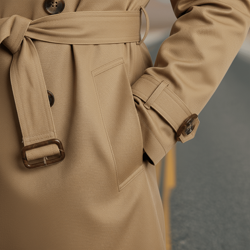 Benjamin | Twill Cotton Trench Coat - Rob Stevenson