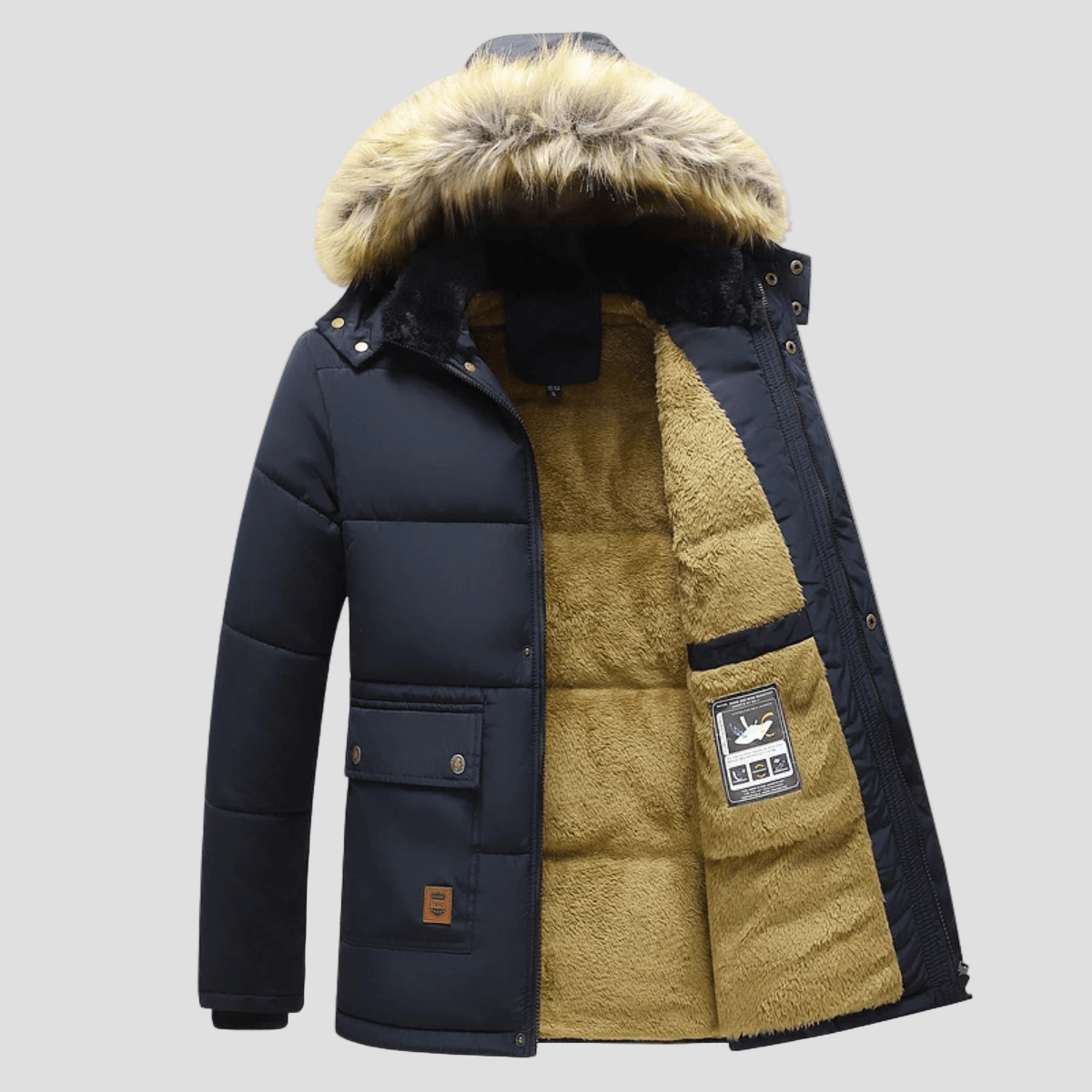 Cremont | Warm Hooded Parka Jacket with Fur Collar - Rob Stevenson