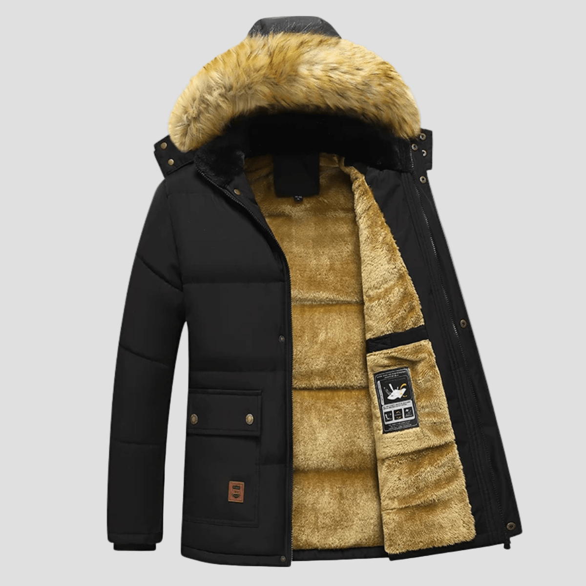 Cremont | Warm Hooded Parka Jacket with Fur Collar - Rob Stevenson