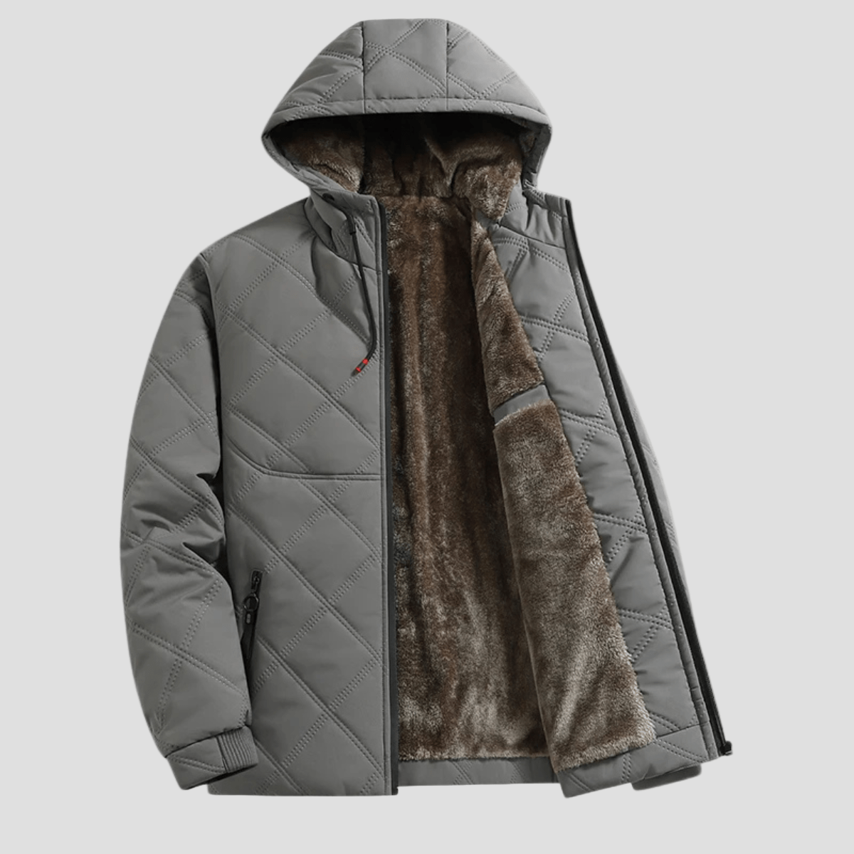 Colebrook | Hooded Quilted Fleece Lined Winter Jacket - Rob Stevenson