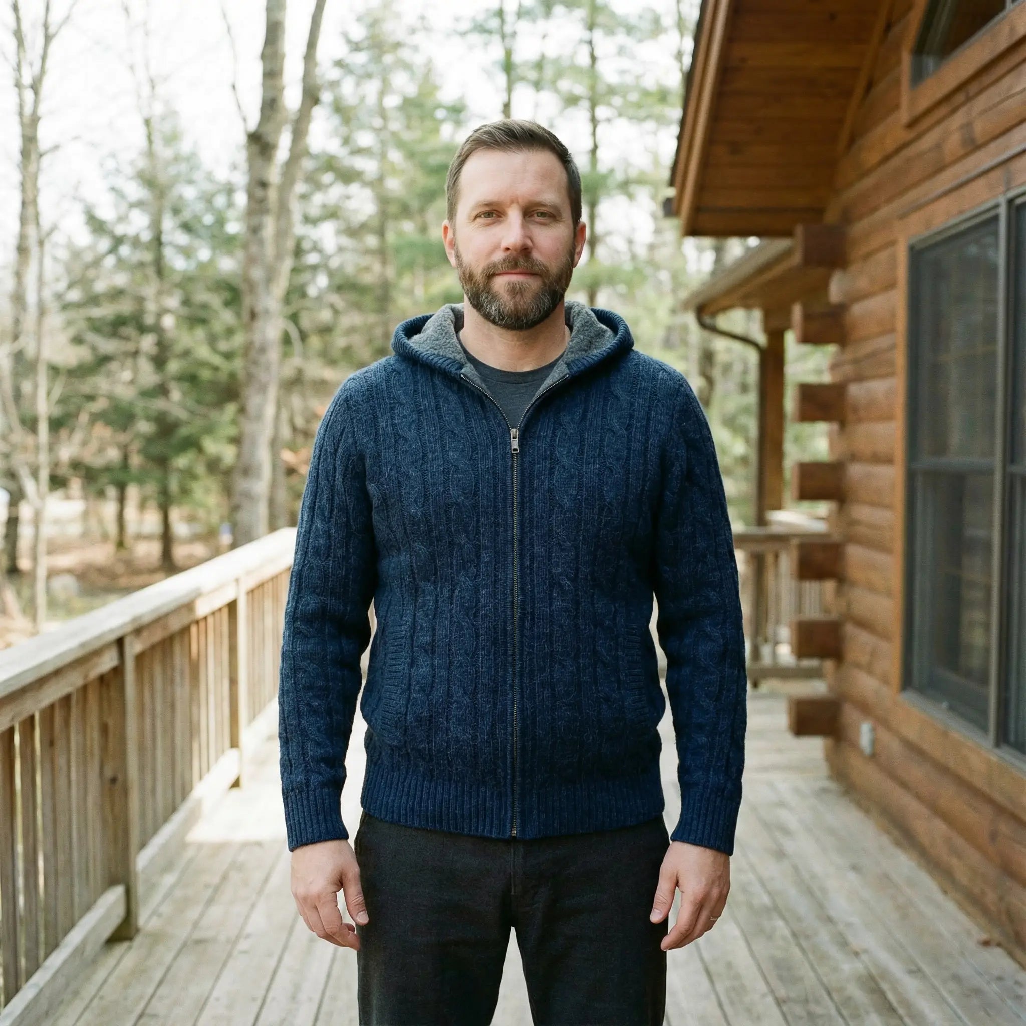 Gavin | Cozy Wool Hooded Sweater - Rob Stevenson