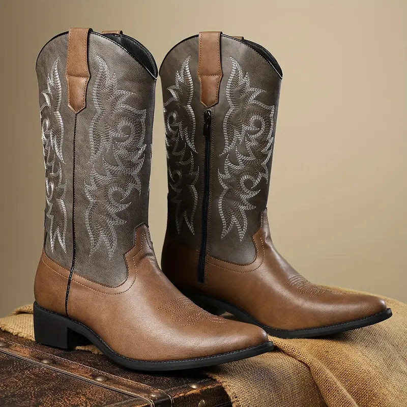 Carson | Western Leather Cowboy Boots for Men