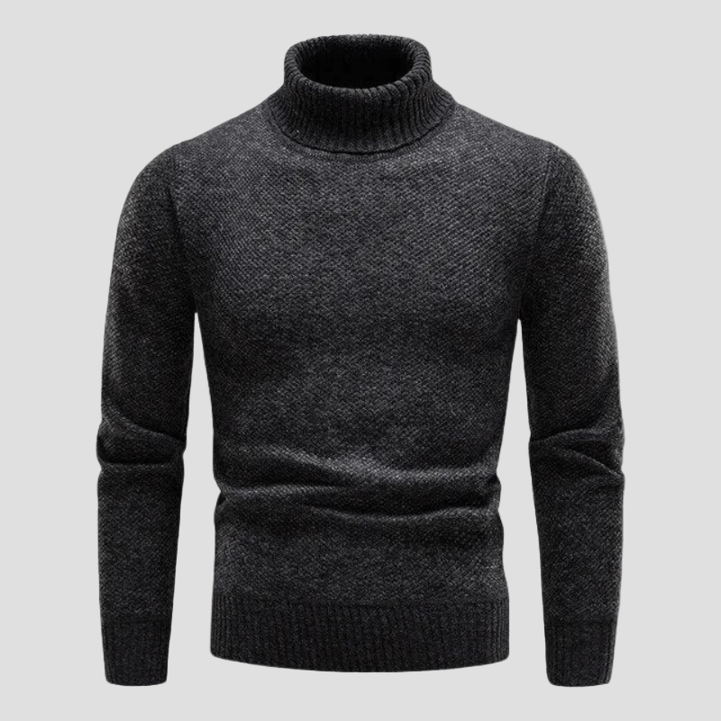 Lucas | Classic Knitted Turtleneck Sweater - Rob Stevenson