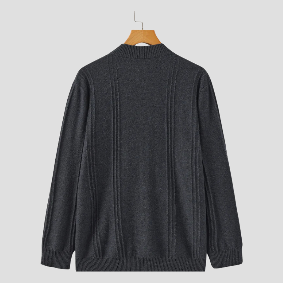 Alexander | Cashmere Half Zip Jumper