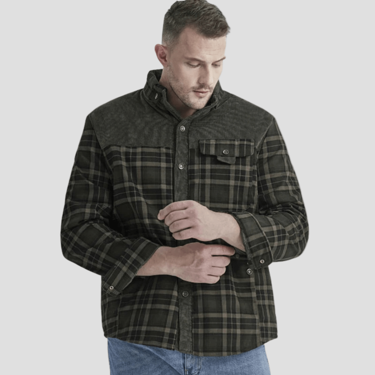 Verban | Check Plaid Fleece Lined Flannel Jacket - Rob Stevenson