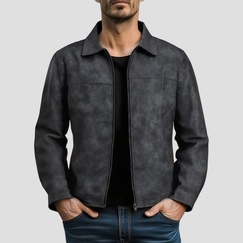 Luca | Classic Fashion Zipper PU Leather Jacket