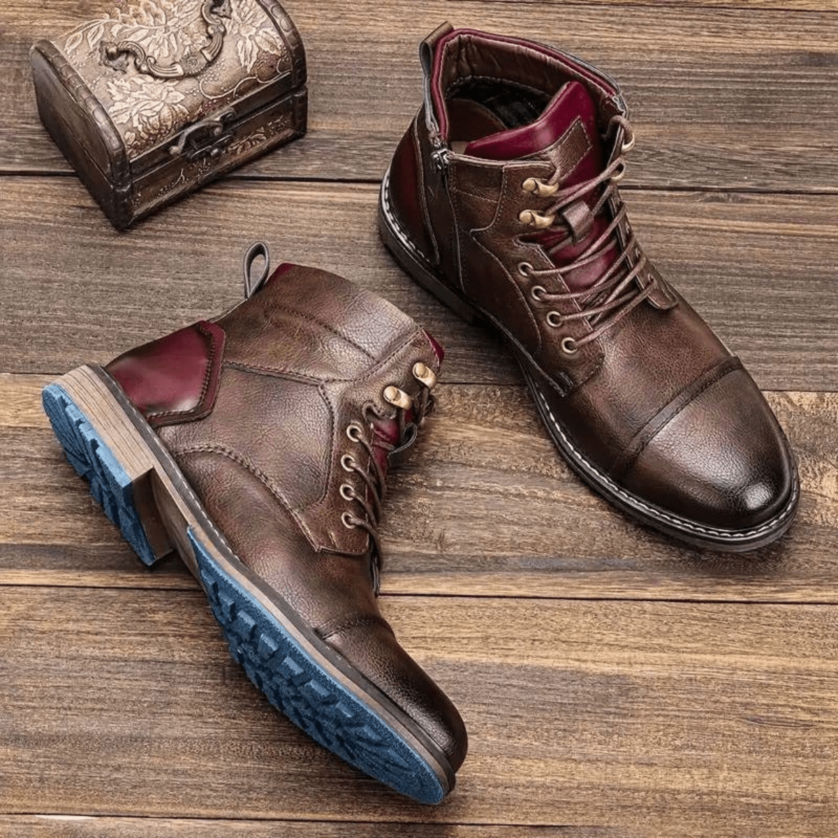 Caleb | Vintage Leather Boots - Rob Stevenson
