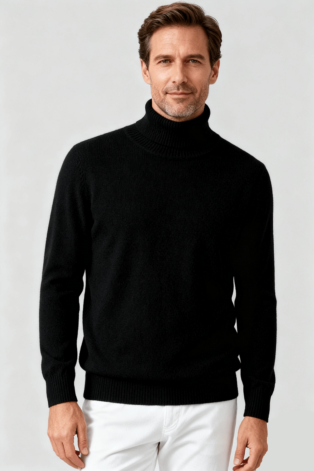 Ethan | Classic Turtleneck Wool Sweater - Rob Stevenson