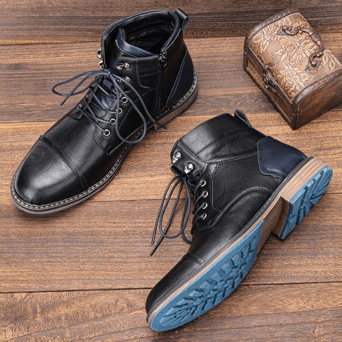 Caleb | Vintage Leather Boots - Rob Stevenson