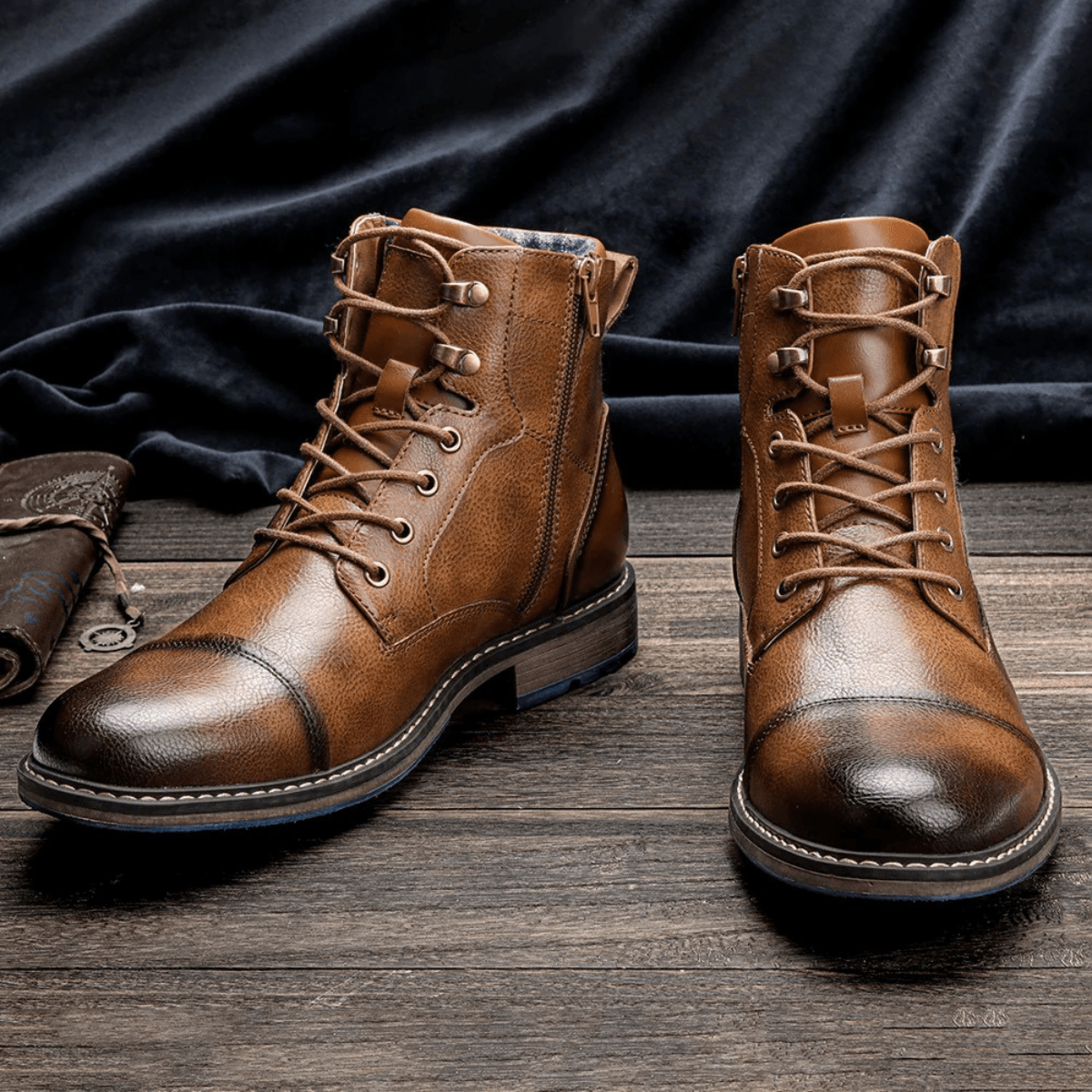 Caleb | Vintage Leather Boots - Rob Stevenson
