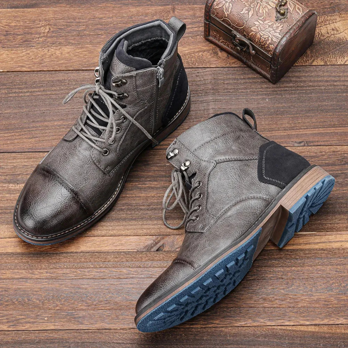 Caleb | Vintage Leather Boots