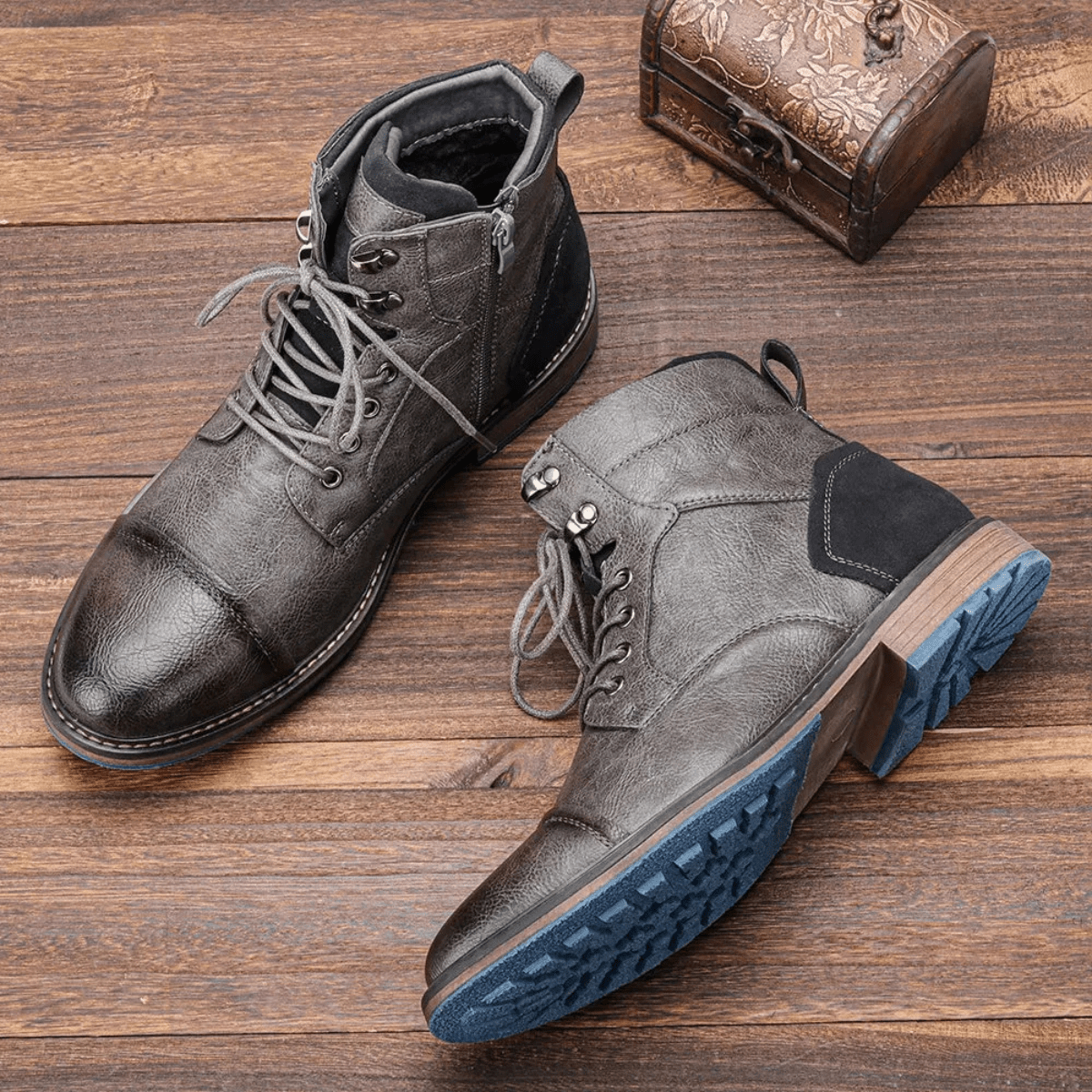 Caleb | Vintage Leather Boots - Rob Stevenson