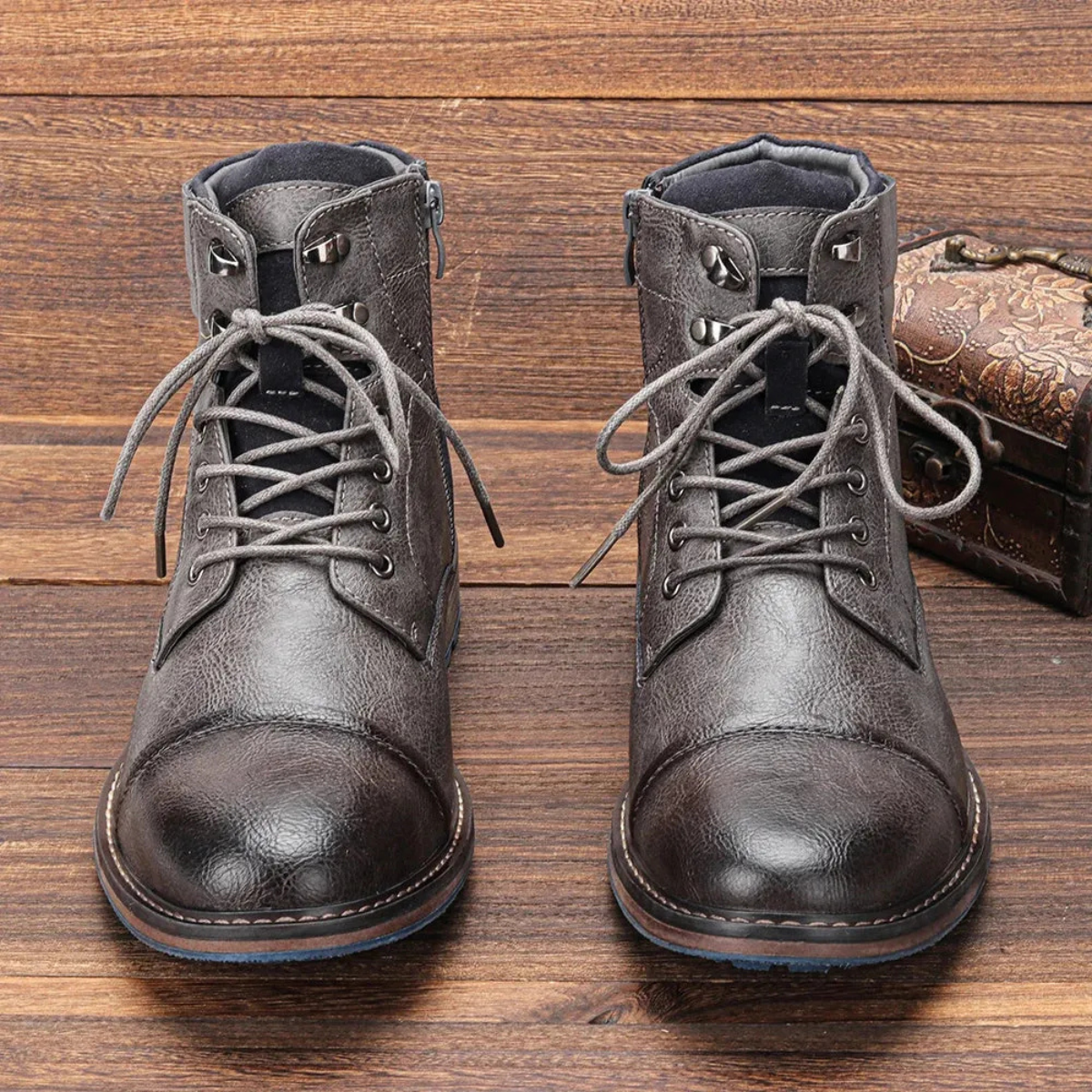 Caleb | Vintage Leather Boots