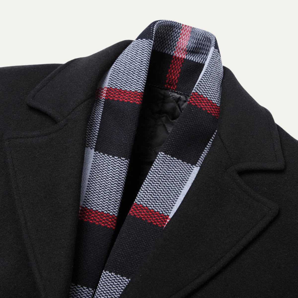 Knightsbridge | Luxury Wool Overcoat with Scarf Detail - Rob Stevenson