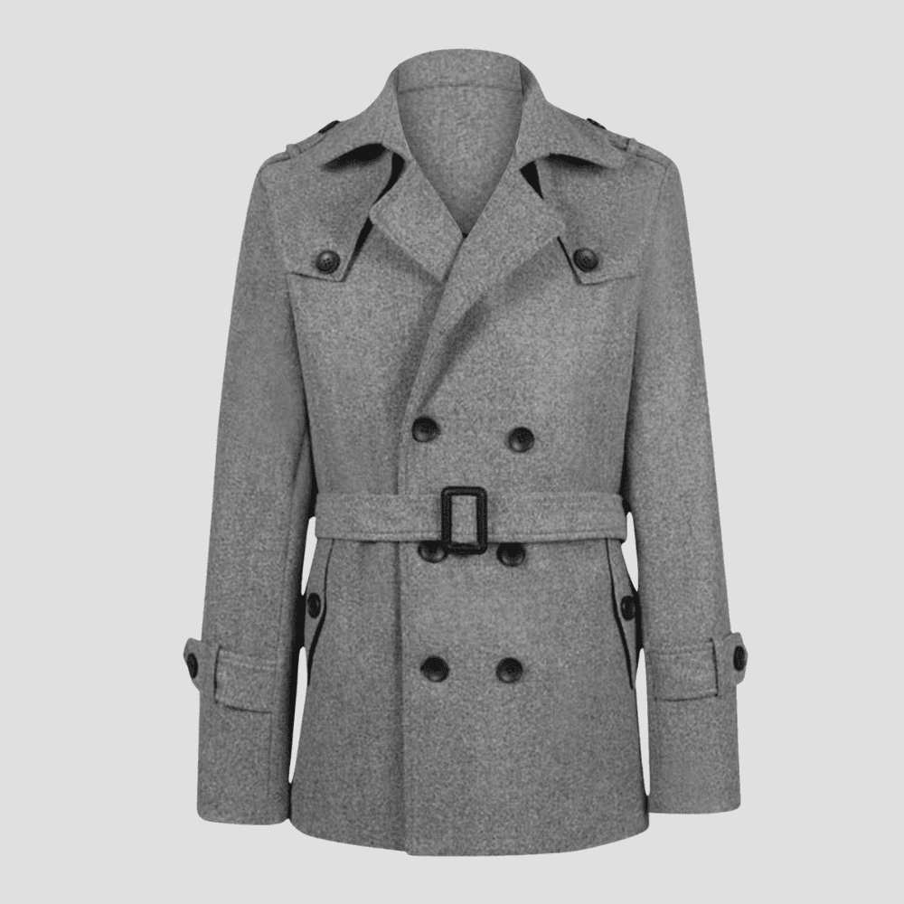The Beaumont Belted Peacoat - Rob Stevenson