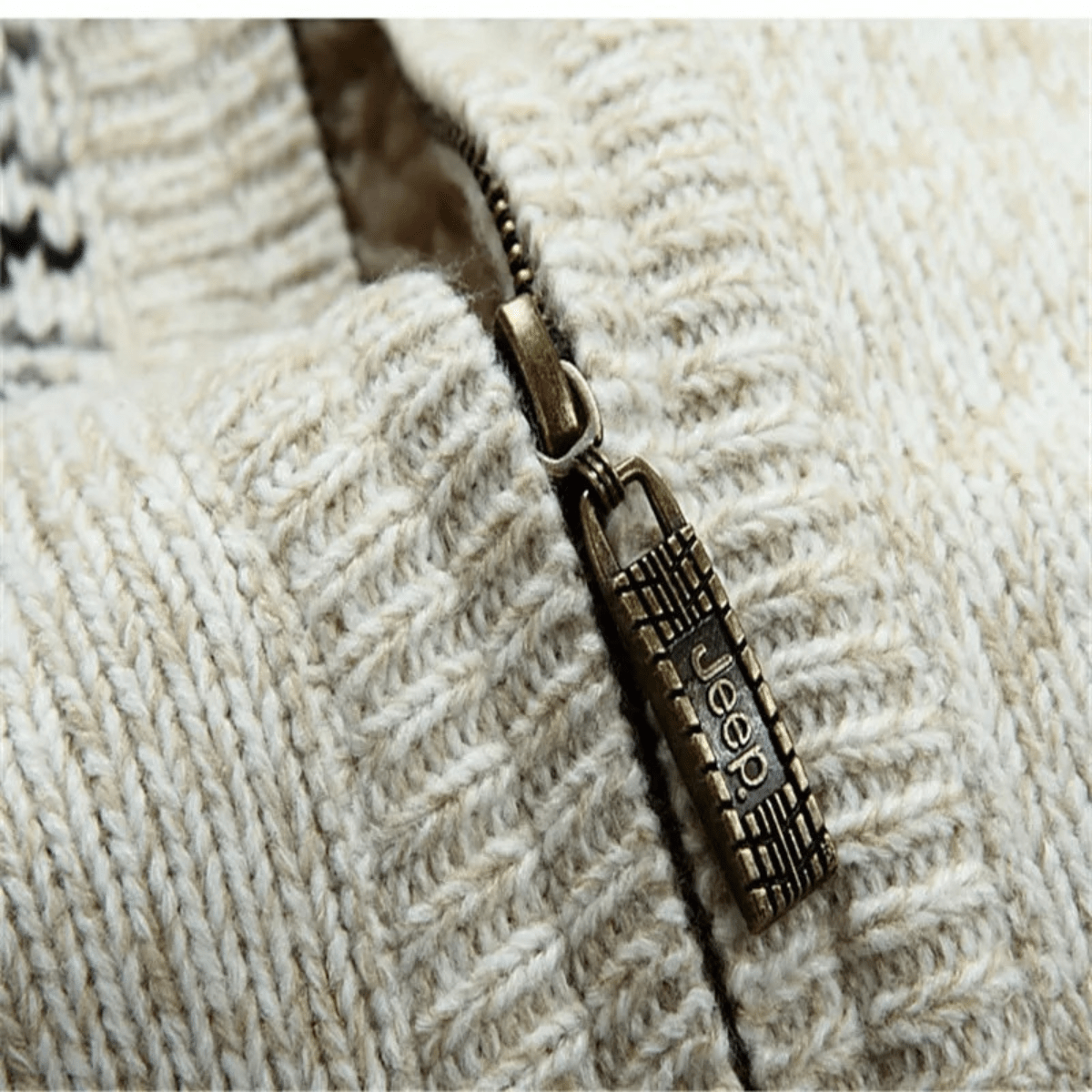 Montclair | Knit Zip Up Nordic Pattern Jacket - Rob Stevenson