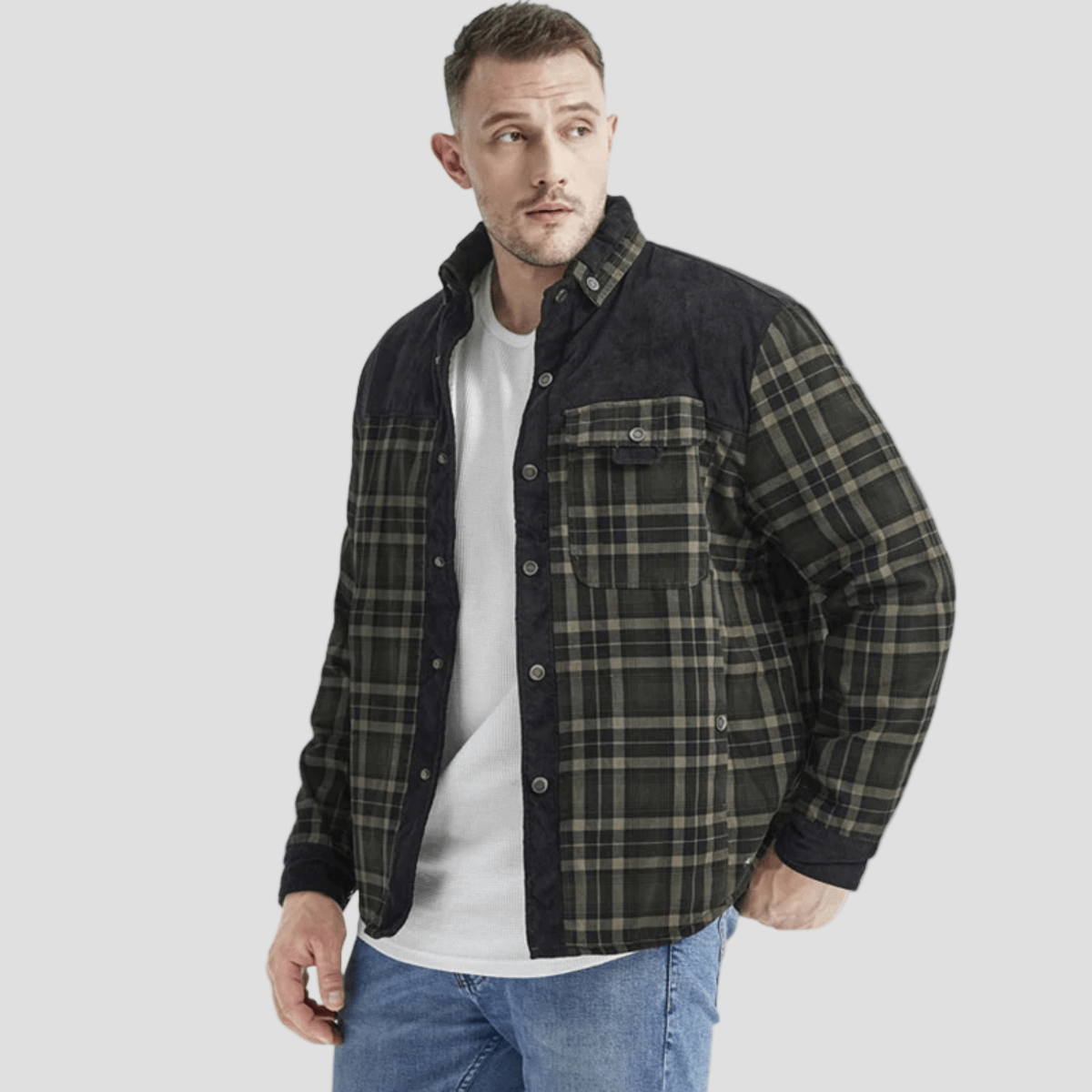 Verban | Check Plaid Fleece Lined Flannel Jacket - Rob Stevenson
