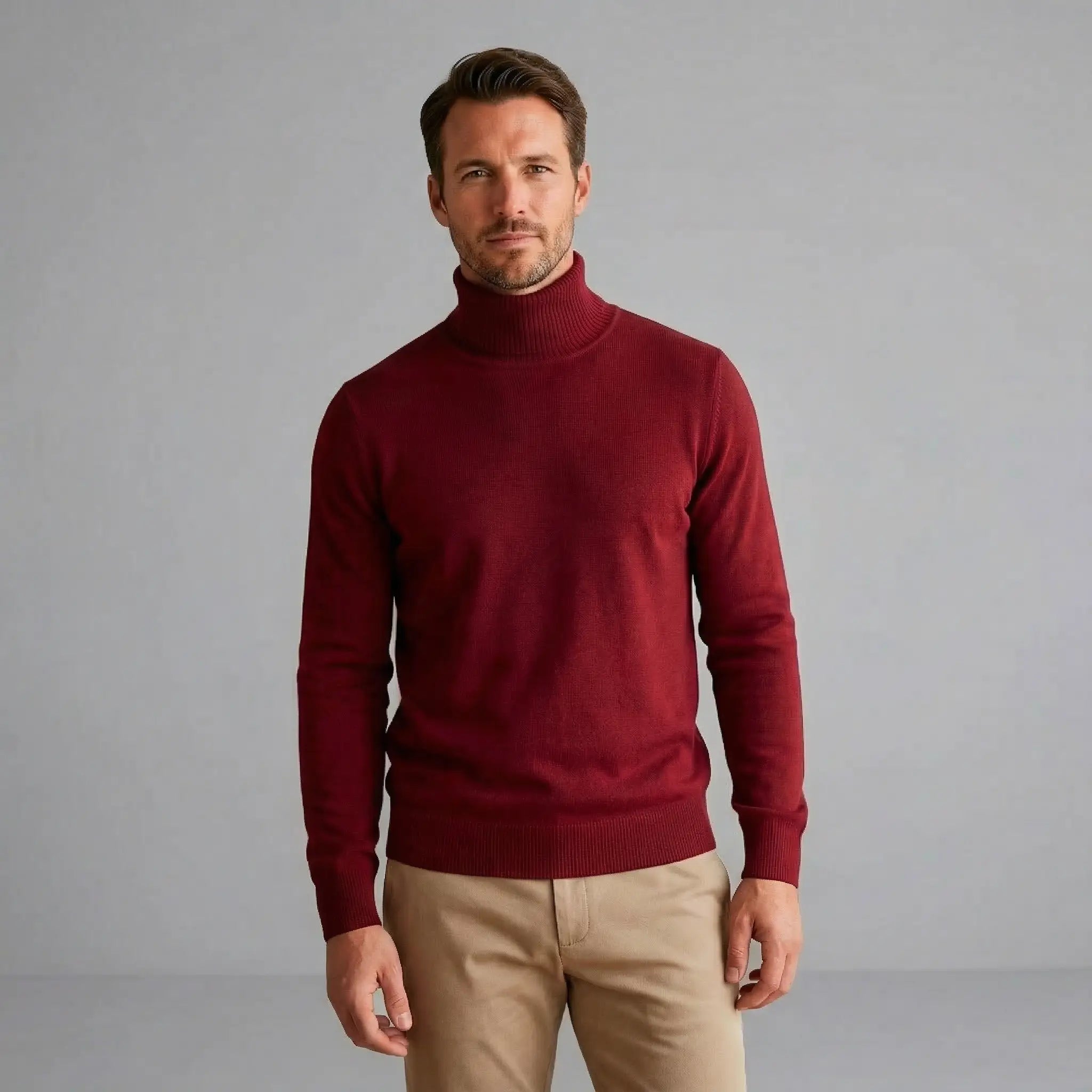 Bentley | Solid Turtleneck Sweater - Rob Stevenson