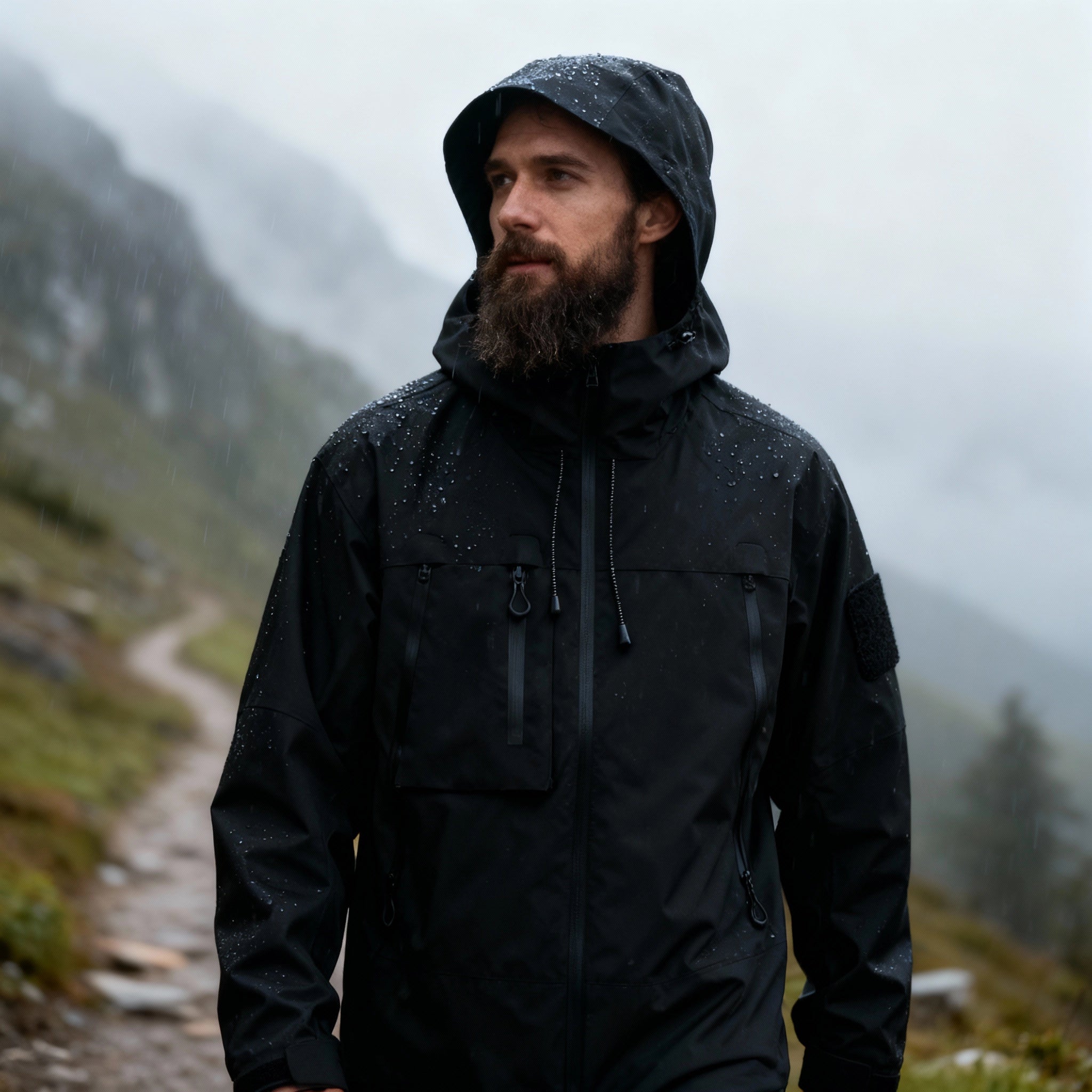Brody | Oversized Wind - Resistant Hooded Winter Jacket - Rob Stevenson