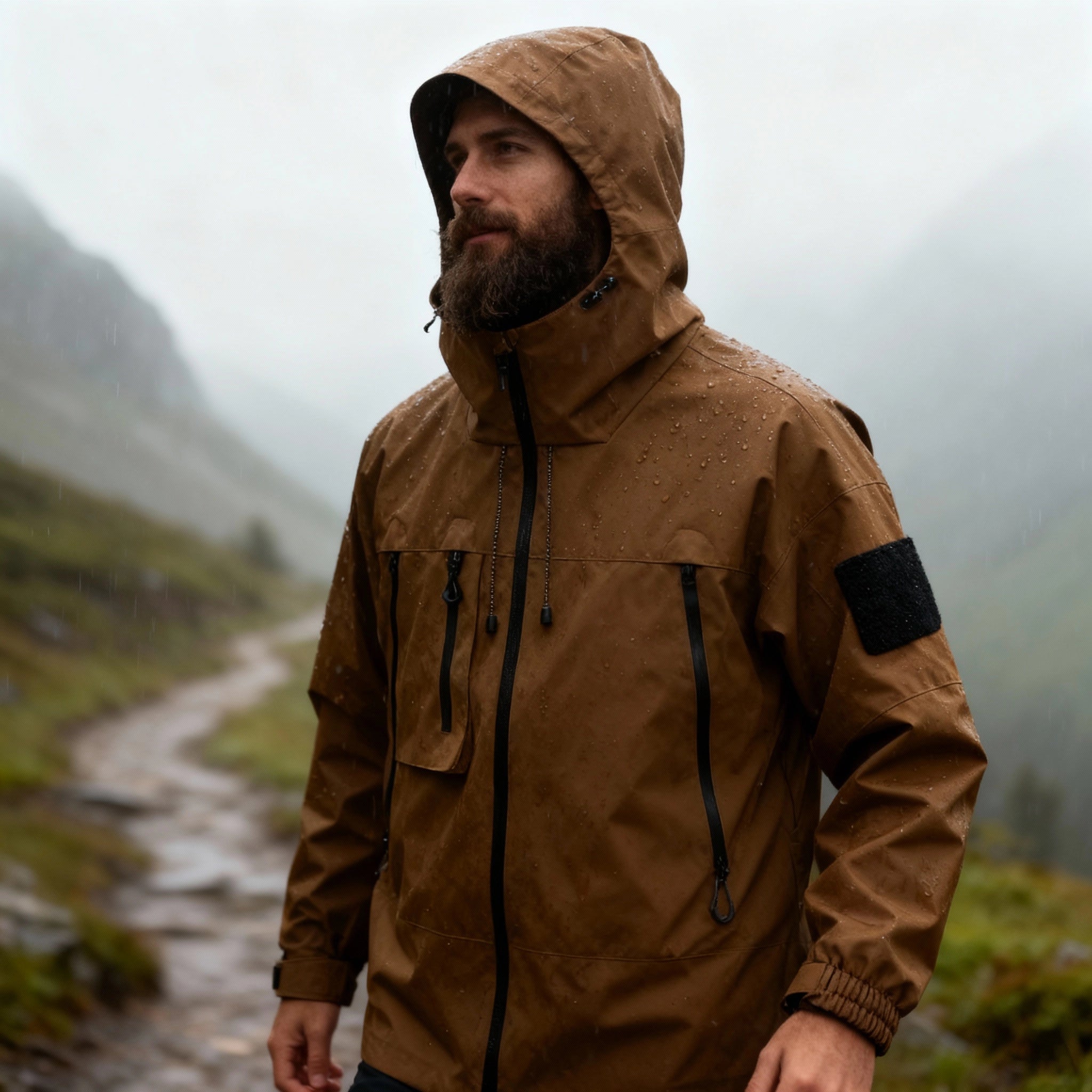 Brody | Oversized Wind - Resistant Hooded Winter Jacket - Rob Stevenson