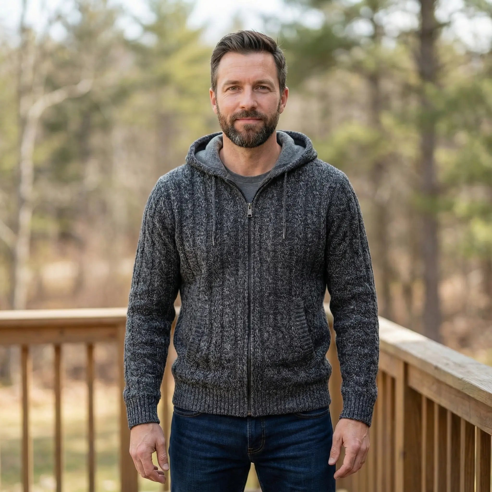 Gavin | Cozy Wool Hooded Sweater - Rob Stevenson