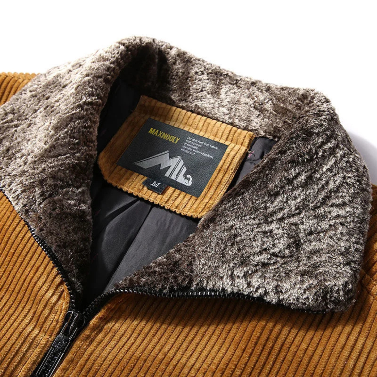 Dylan | Corduroy Fur Collar Jacket