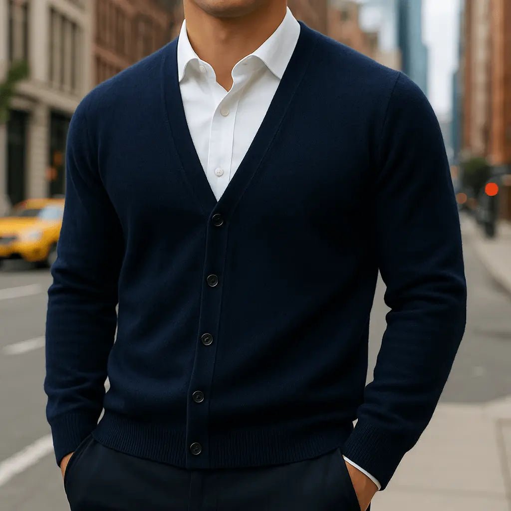 Lucas | Cashmere Cardigan - Rob Stevenson