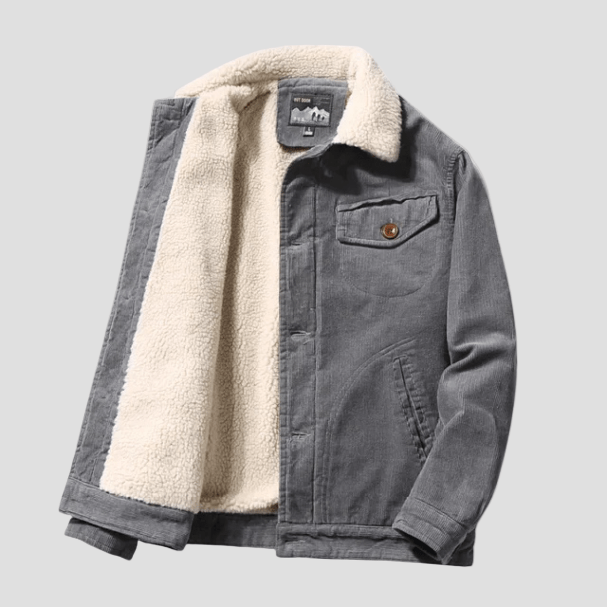 Belgravia | Corduroy Warm Winter Jacket for Men - Rob Stevenson