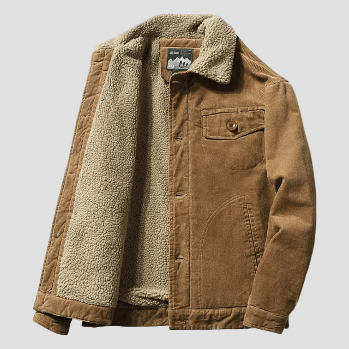 Belgravia | Corduroy Warm Winter Jacket for Men - Rob Stevenson