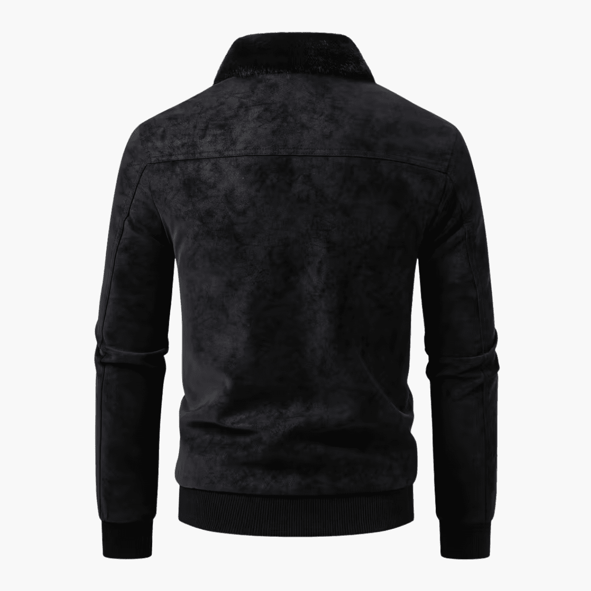 Motorcycle Jacket with a Thick Fleece Collar - Rob Stevenson