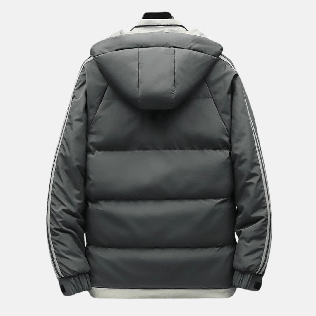 Theo | Hip - Length Quilted Puffer Winter Jacket - Rob Stevenson