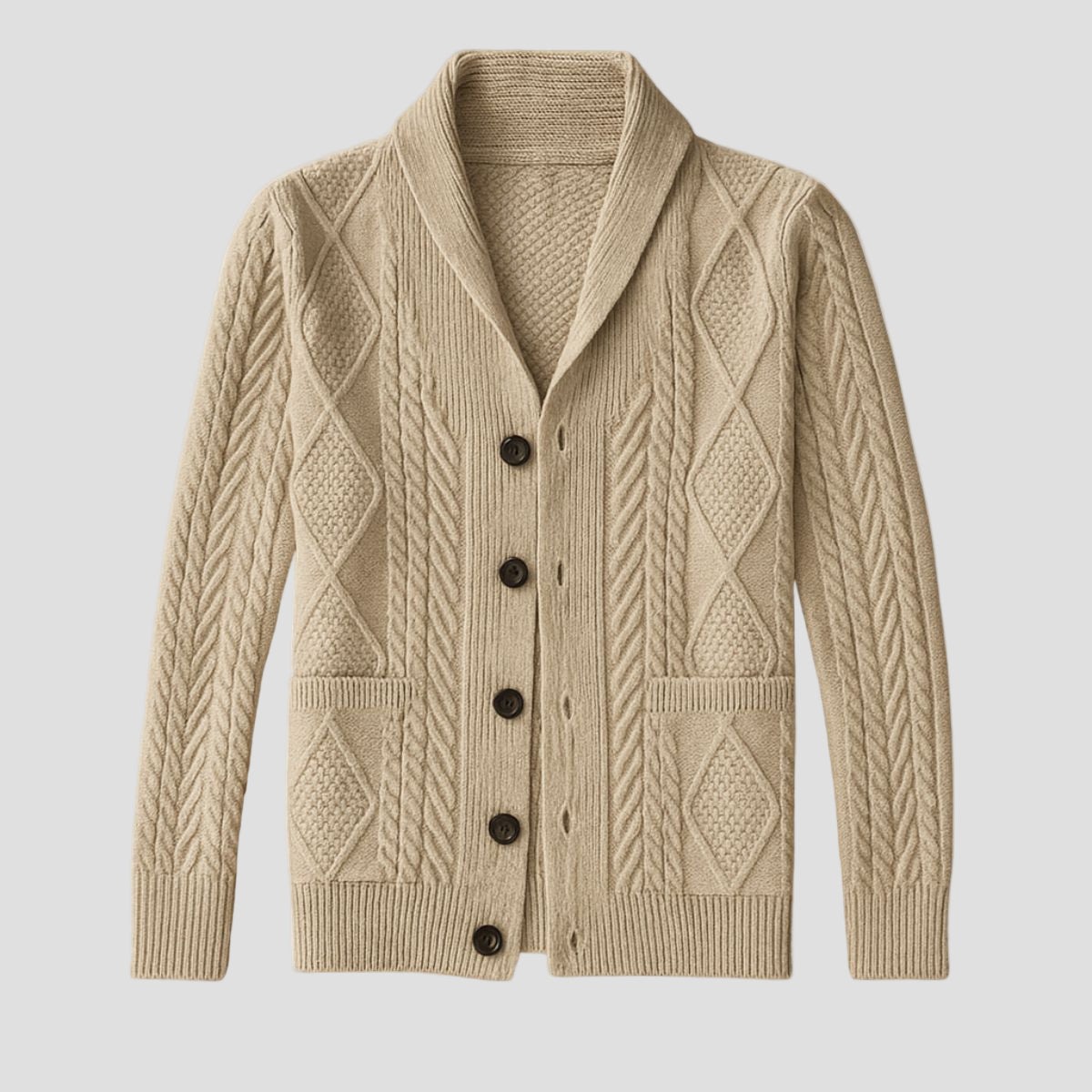 Liam | 100% Cashmere Cardigan