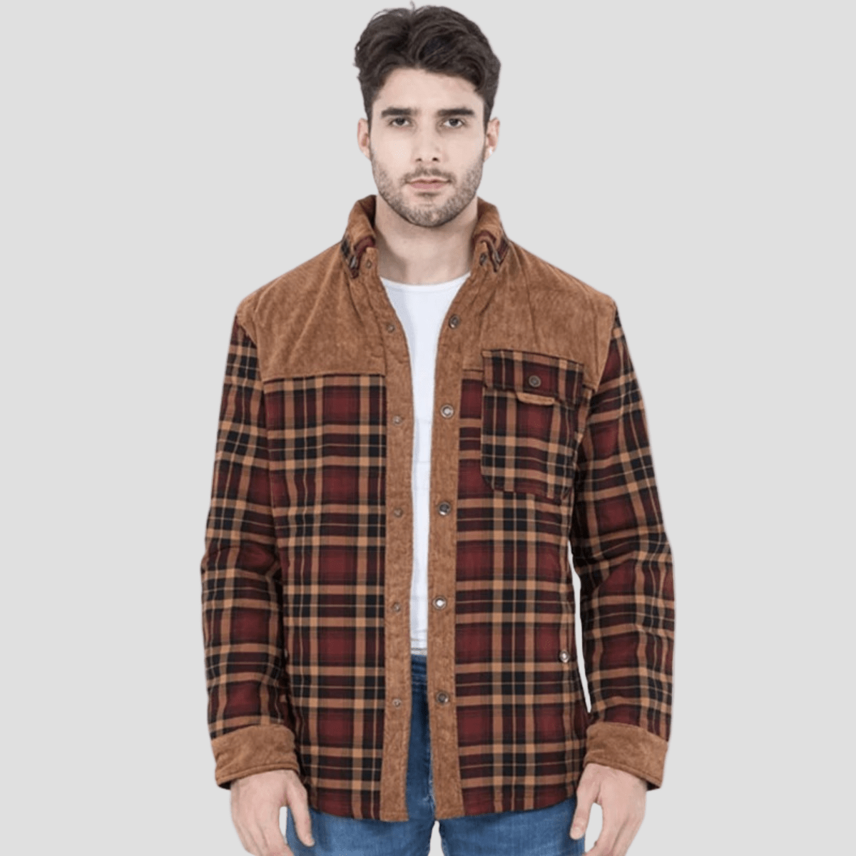 Verban | Check Plaid Fleece Lined Flannel Jacket - Rob Stevenson