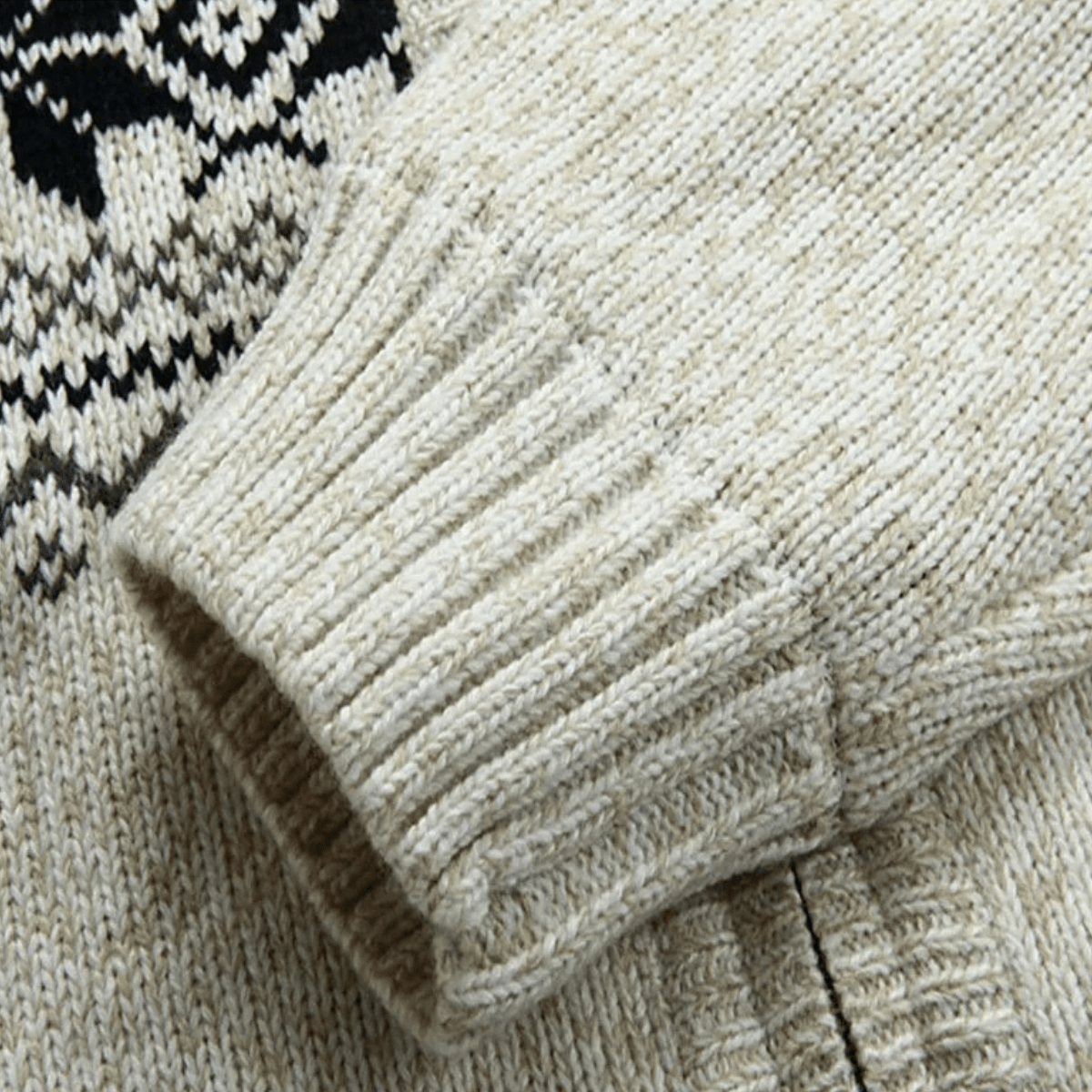 Montclair | Knit Zip Up Nordic Pattern Jacket - Rob Stevenson