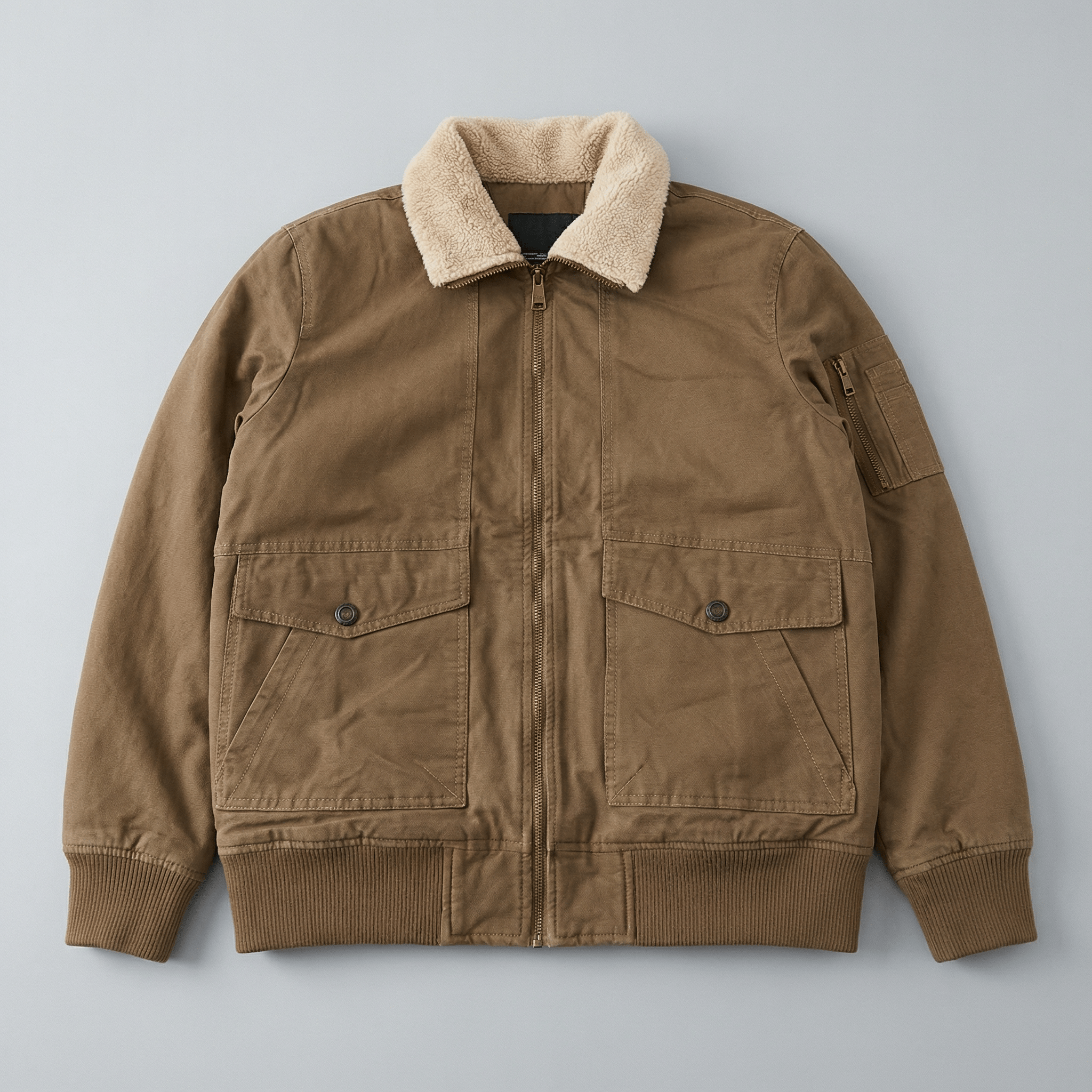 Langley | Fleece Lined Bomber Jacket for Men - Rob Stevenson