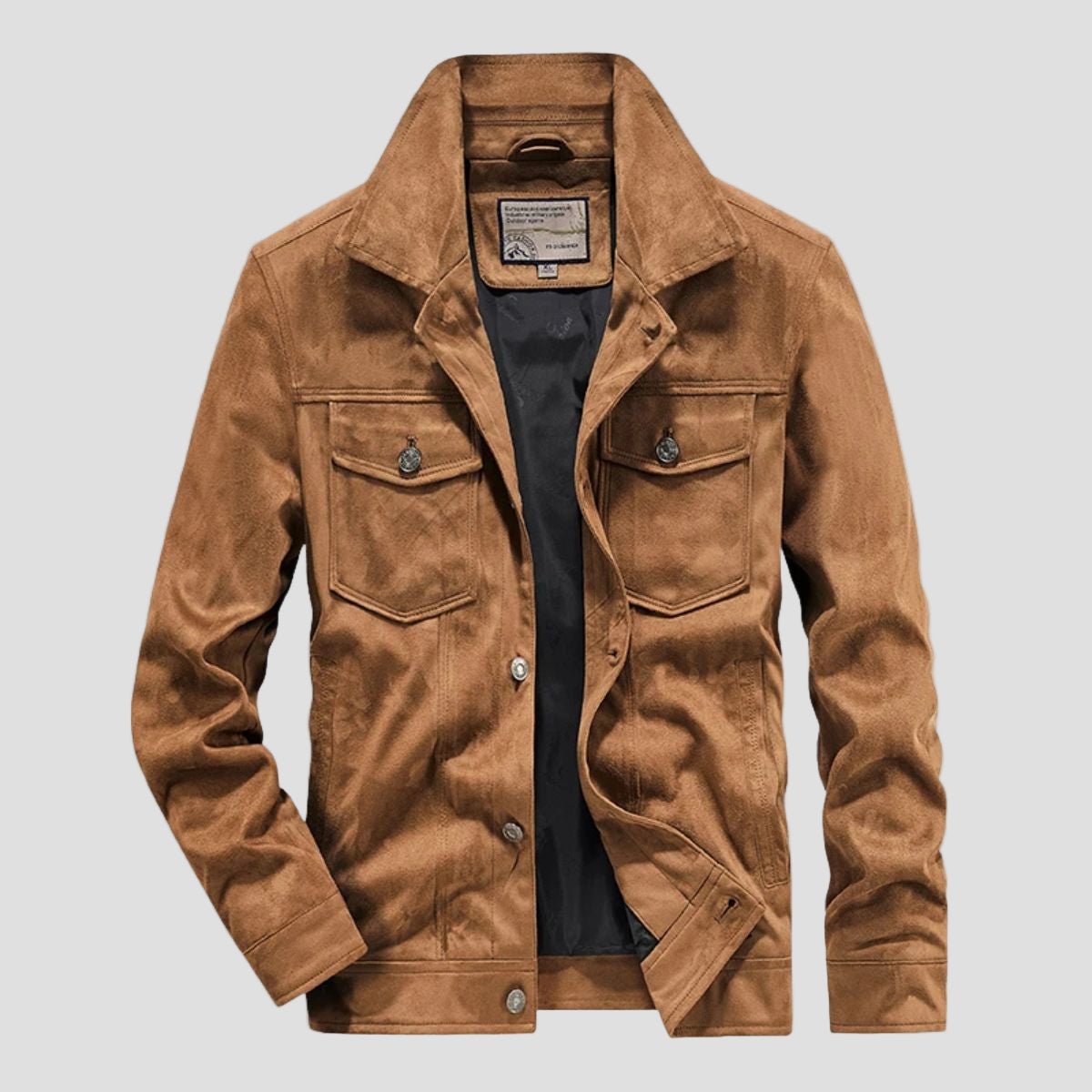 Wexford | Vintage Suede Cargo Jacket for Men in Outdoor Style - Rob Stevenson