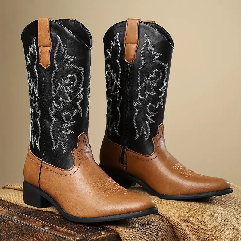 Carson | Western Leather Cowboy Boots for Men - Rob Stevenson