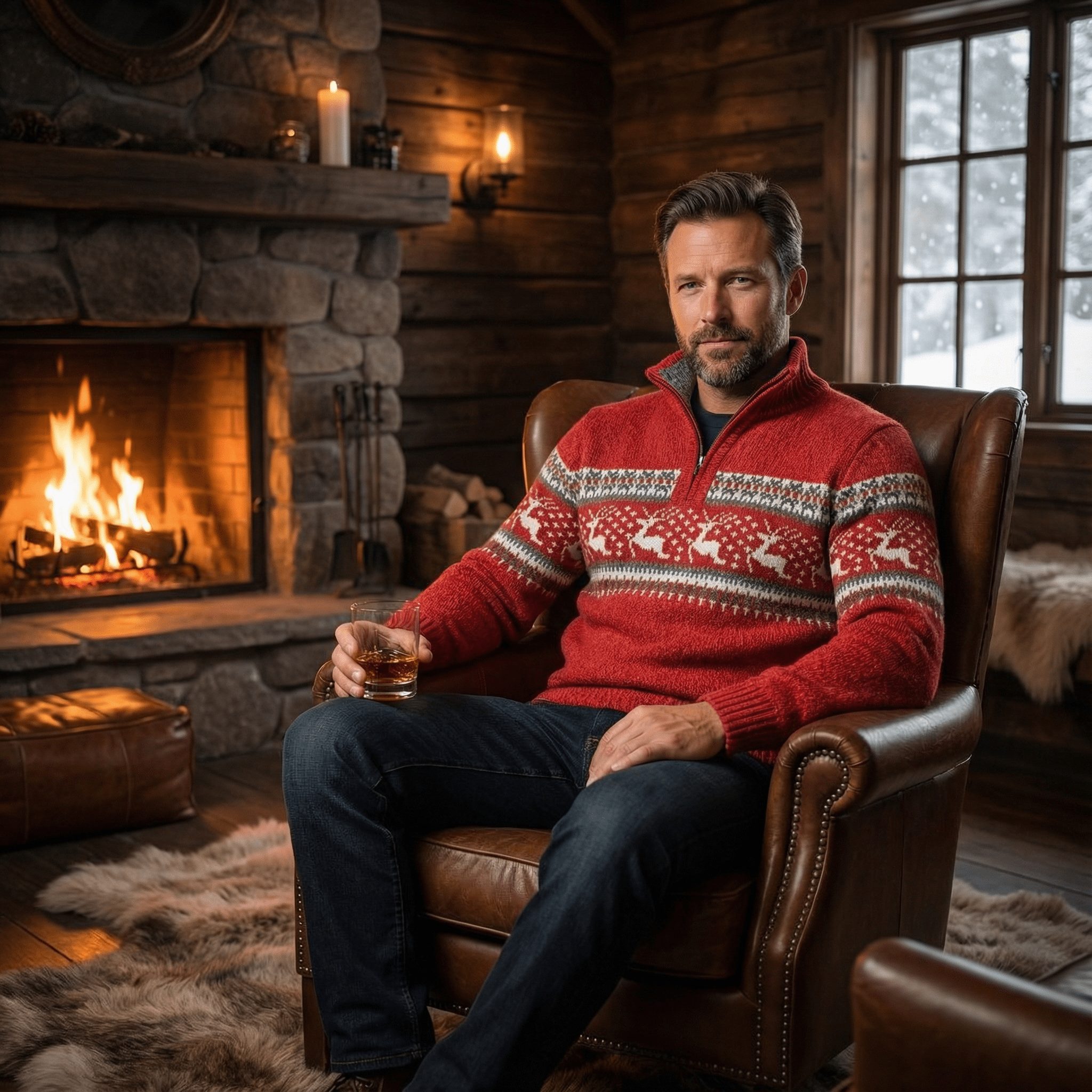 Bryson | Fair Isle Half - Zip Sweater - Rob Stevenson