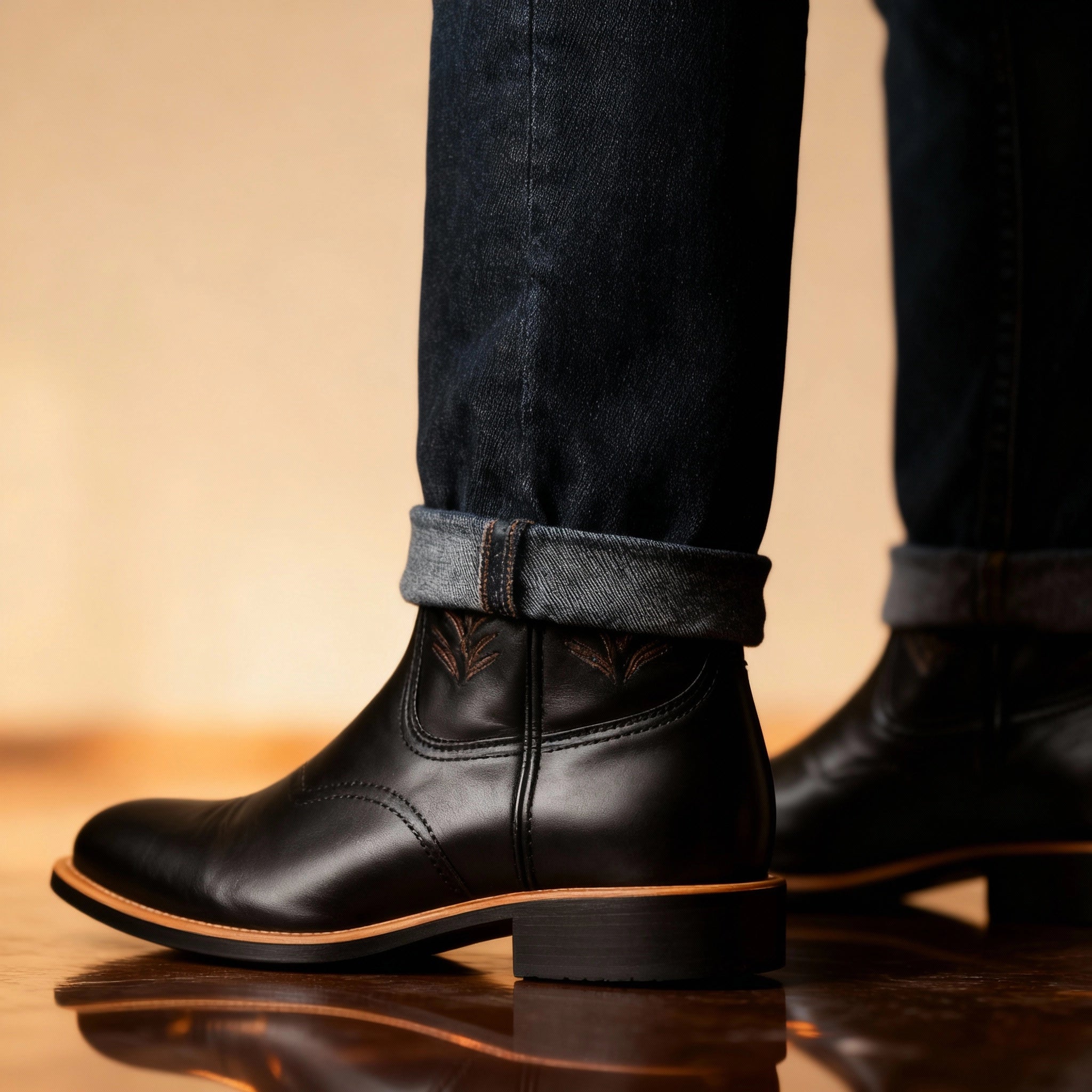Owen | Western Leather Cowboy Boots for Men - Rob Stevenson