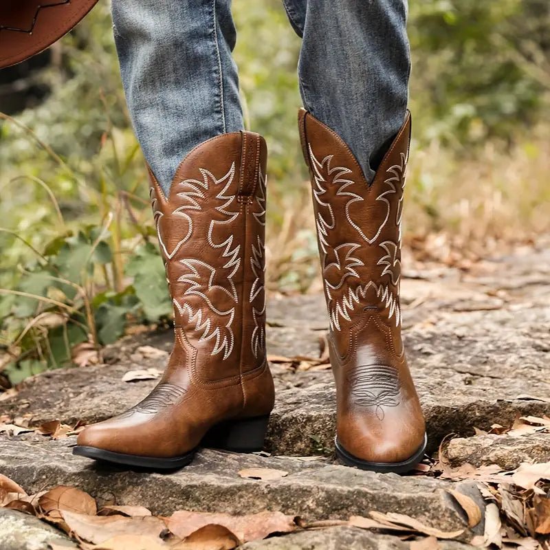 Austin | Western Leather Cowboy Boots for Men - Rob Stevenson