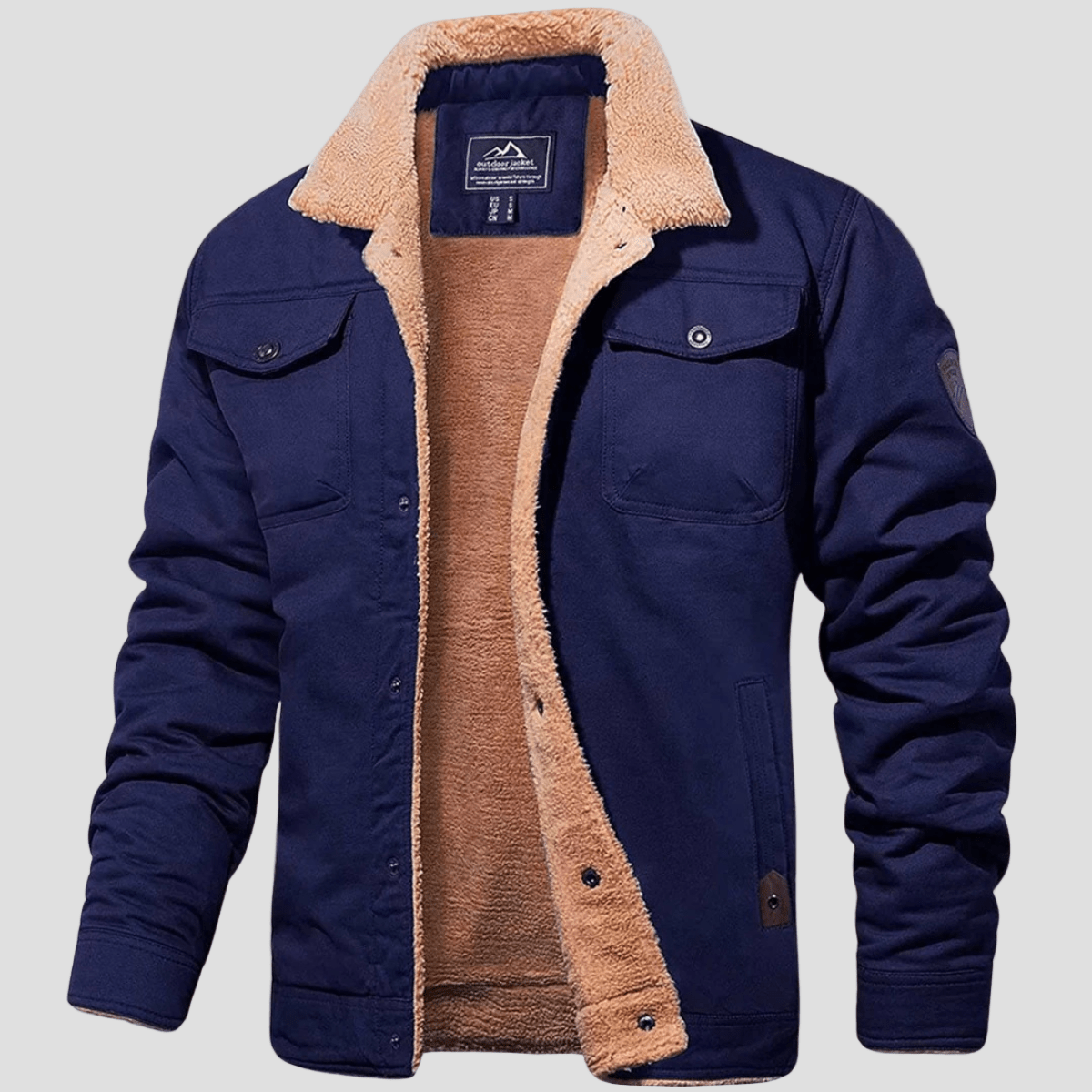 Mayfair | Warm Fleece Lined Winter Coat for Men - Rob Stevenson