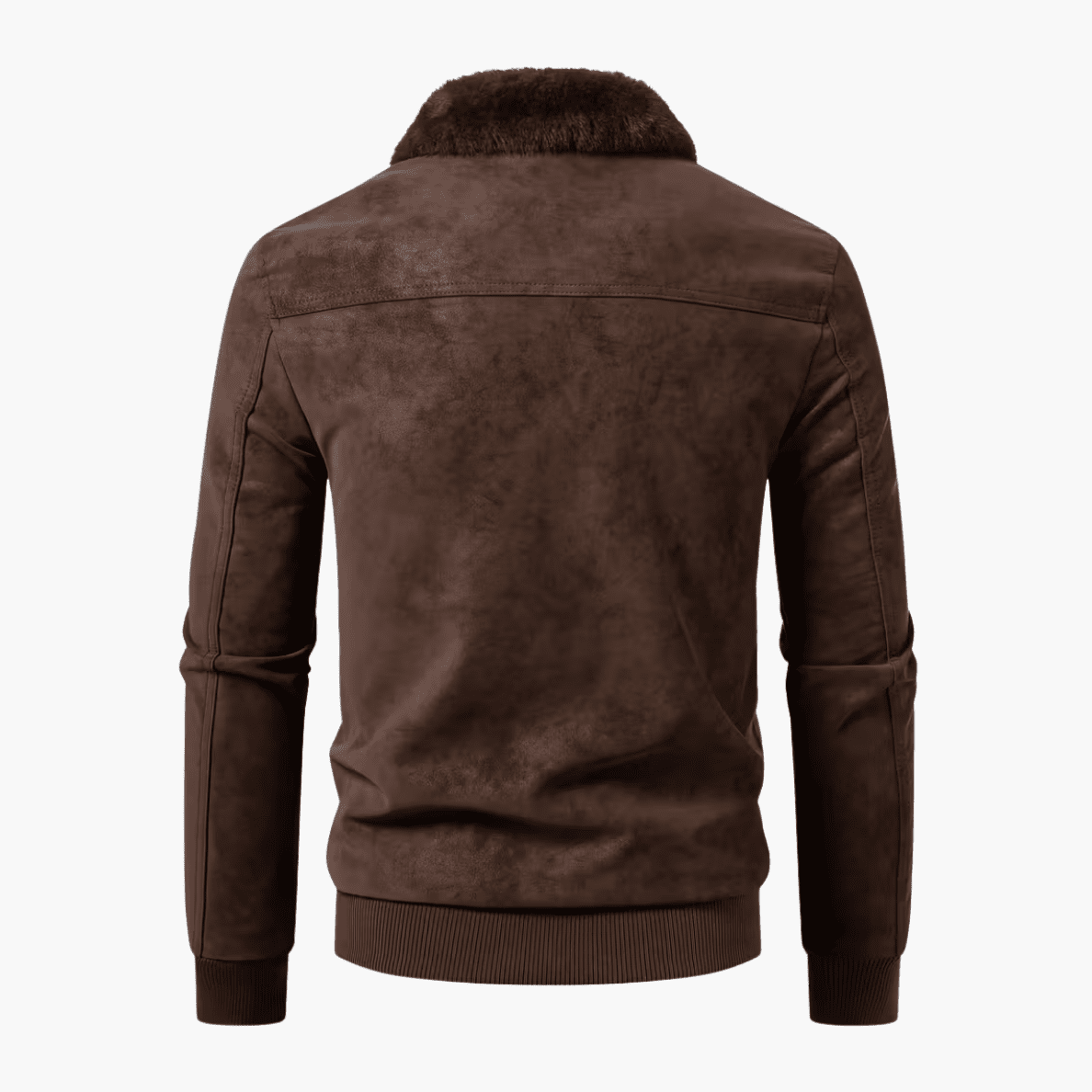 Motorcycle Jacket with a Thick Fleece Collar - Rob Stevenson