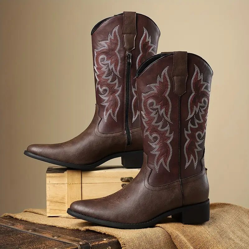 Carson | Western Leather Cowboy Boots for Men - Rob Stevenson